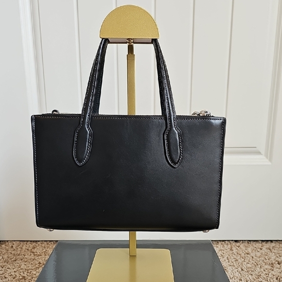 Coach 2024 Nina Small Tote Crossbody Bag CR097 black refined calf leather NWOT - Picture 5 of 12